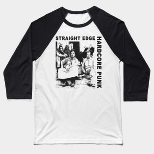 classic straight edge hardcore punk Baseball T-Shirt